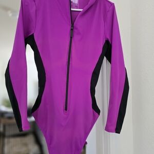Ta3 Shapewear Longsleeve Surfy Swimsuit - Orchid Contour Xl Reg/long